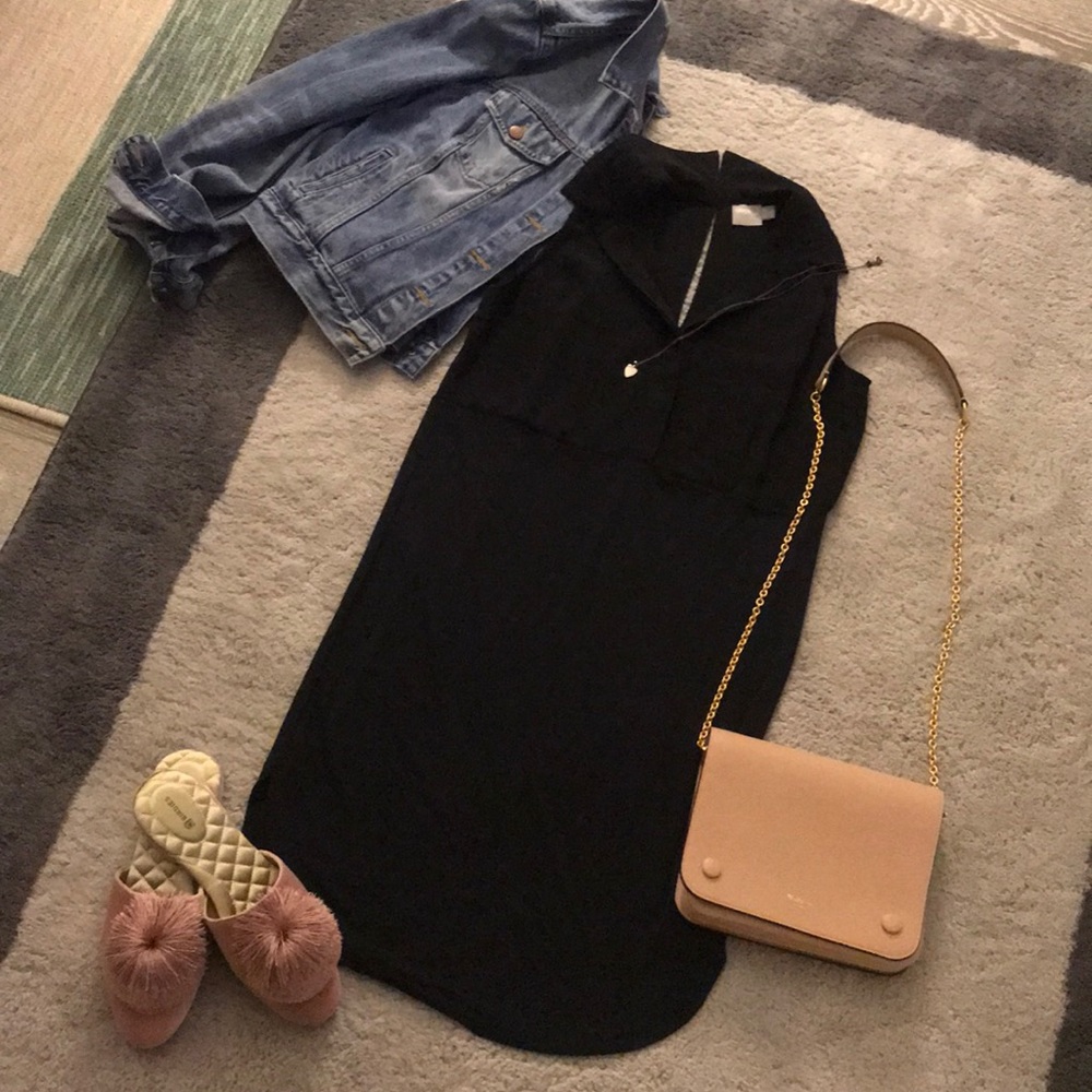 Asos Black Dress, Small (US 2-4, loose fit on 2)